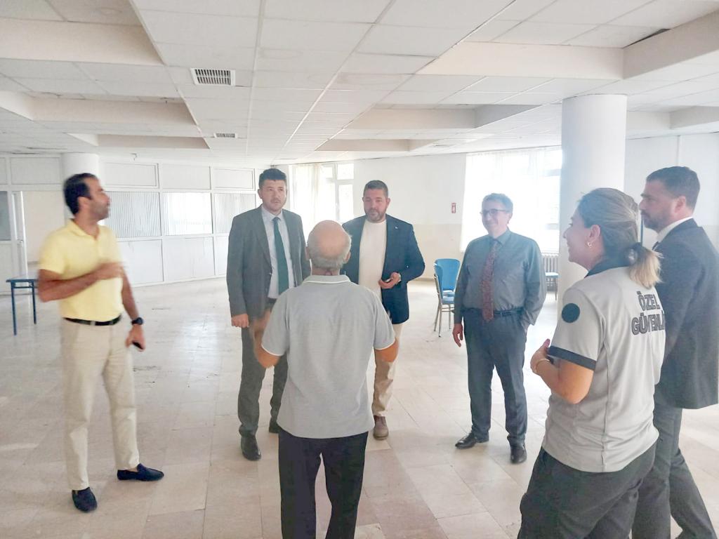NKÜ GENEL SEKRETERİ SAYGI, ŞARKÖY MYO´YU ZİYARET ETTİ