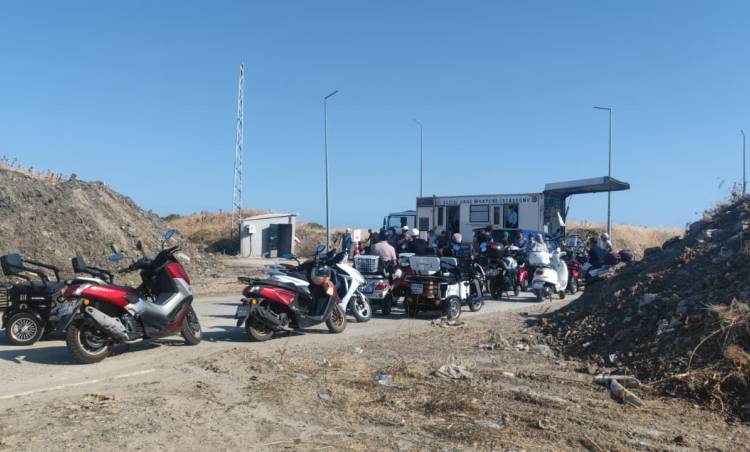 Gaz Kokusu ve Çöplükte  Araç Muayene İstasyonu