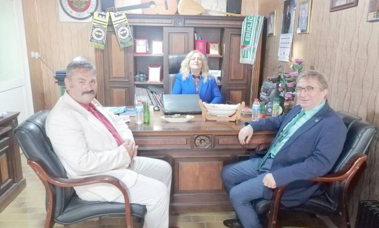 Kaymakam Dr.Ahmet Naci  Helvacı’dan Gazetemize Ziyaret