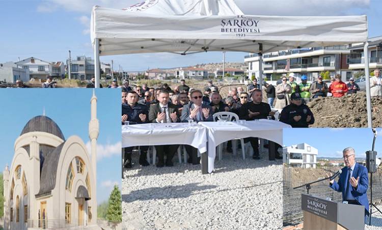 Şarköy'de Saygı Duruşu Yapılmadan ve İstiklal Marşımız Okunmadan Camii Temeli Atıldı