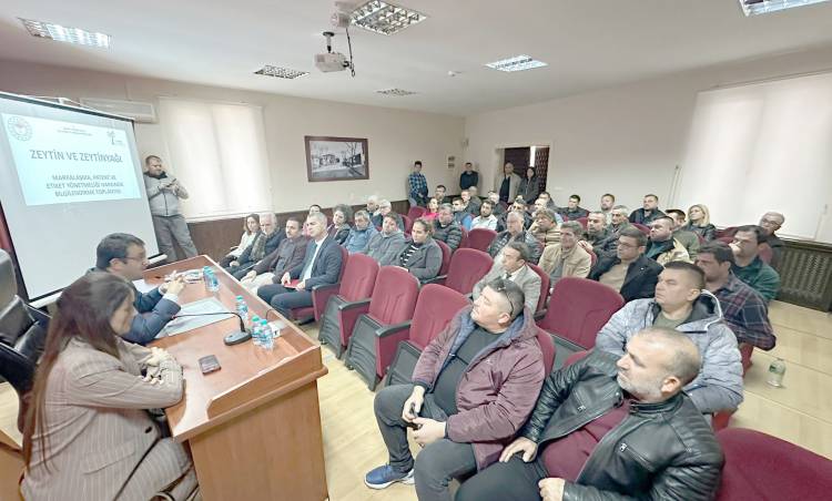 Şarköy’de Zeytin ve Zeytinyağı Üreticileri Uyarıldı