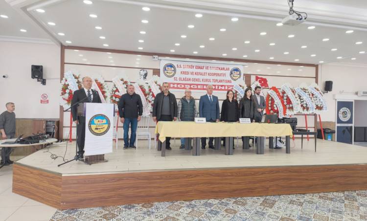  Şarköy Esnaf Kefalet Genel Kurul yaptı