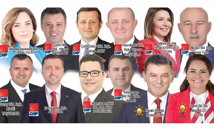 TEKİRDAĞ'DA CHP FARK ATTI
