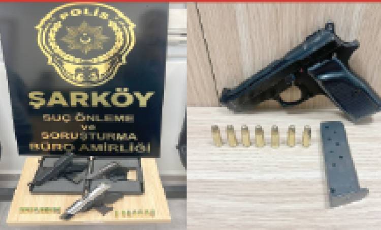 Uygulamalarda 4 ruhsatsız tabanca ele geçirildi